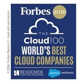 Veeam has been named to the first-ever Forbes 2016 Cloud 100, the definitive list of the top 100 private cloud companies in the world.